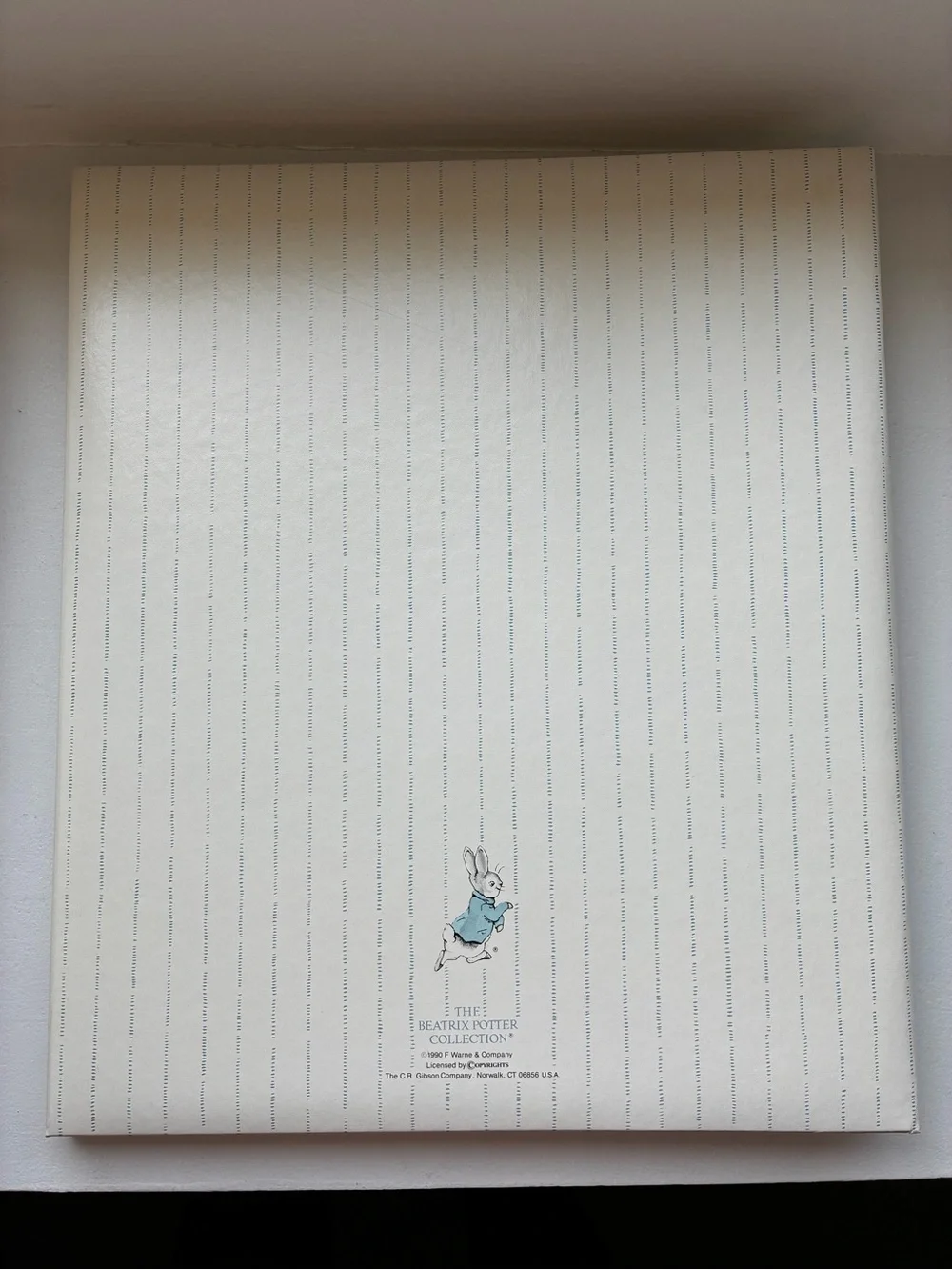 Large Peter Rabbit Scrapbook - White with Pastel Accents
